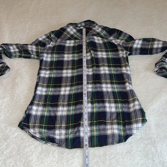 Rails Hunter Plaid‎ Button Down Shirt Green Navy XS - Picture 3 of 9